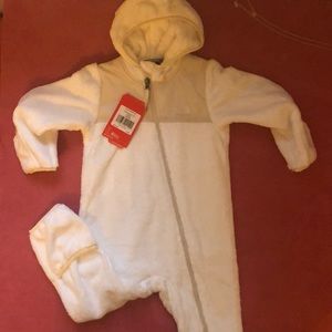 NWT North Face Unisex Baby Fleece One Piece